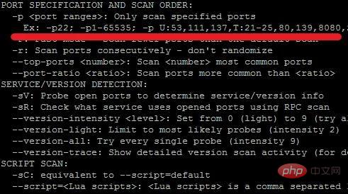 Was ist der Befehl „nmap scan port?