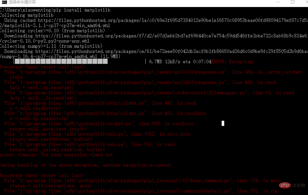 Comment résoudre le problème de léchec de linstallation de matplotlib en python