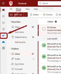 Outlook 左侧应用栏中的 To Do 入口