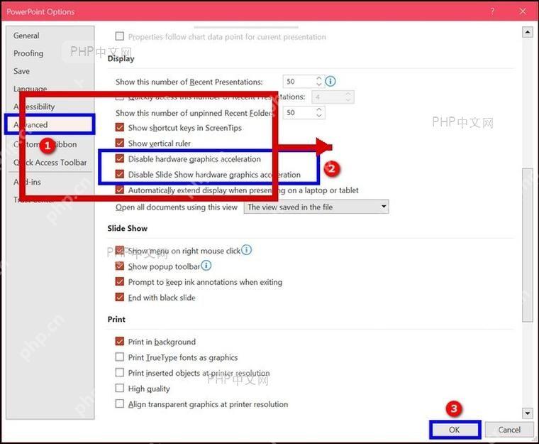PowerPoint 图片大小和质量设置界面,适合关闭过高的图像占用