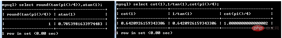 MySQL の数学関数とは何ですか?