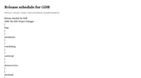 GDB发布计划显示18版目标9月发布