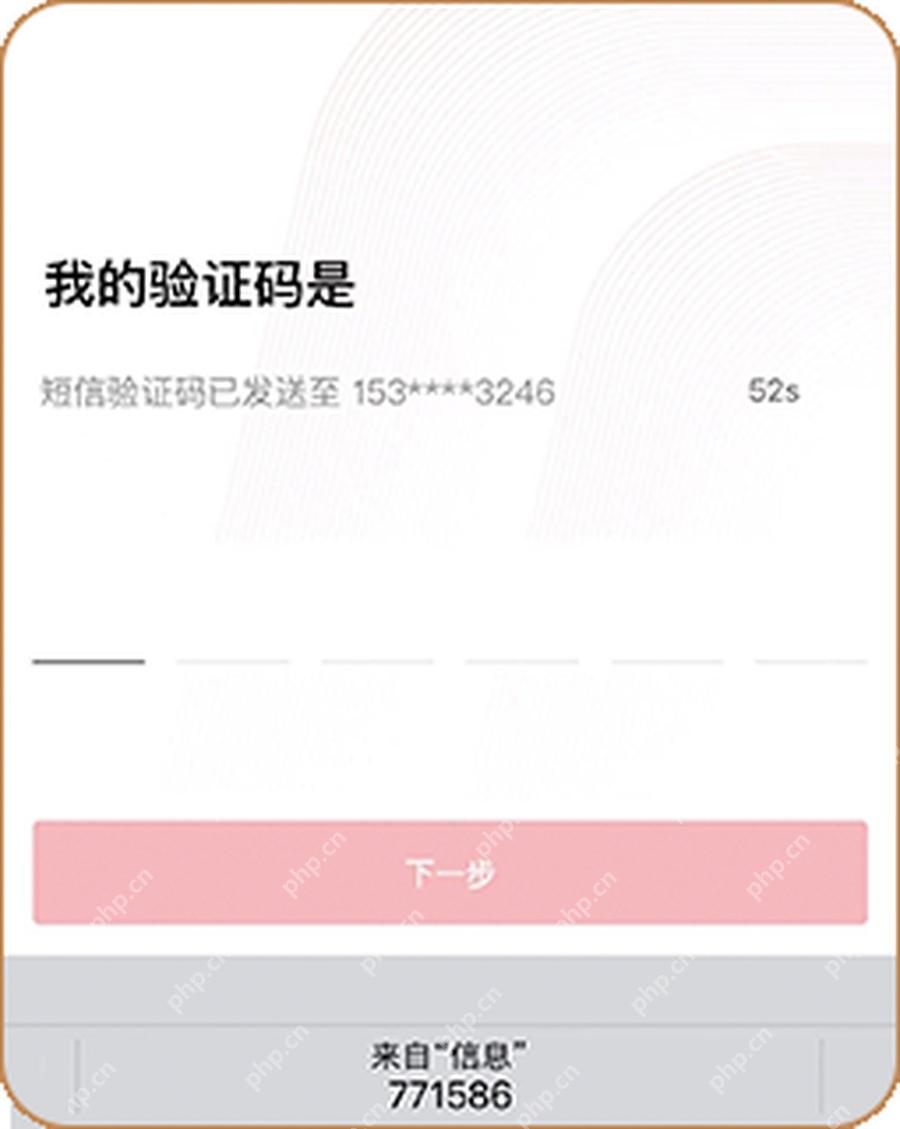 输入发卡银行发送的短信验证码