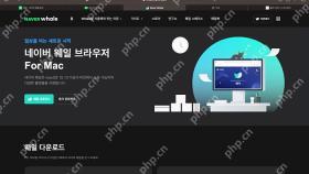 Naver Whale电脑端官方下载页面