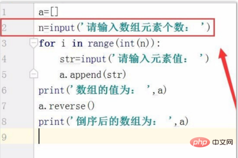 So kehren Sie die Reihenfolge der Zahlen in Python um