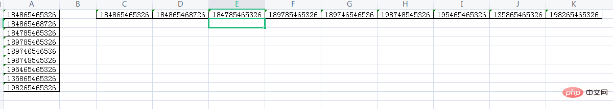 So erreichen Sie horizontales und vertikales Vertauschen in Excel