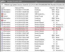 Windows 事件查看器选中具体事件用于查看详细来源