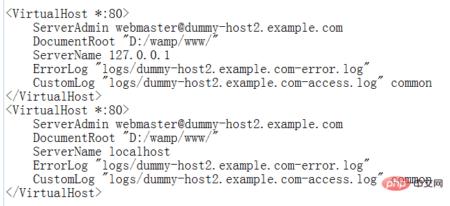 So legen Sie einen virtuellen Domänennamen in PHP fest