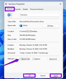 win11文件只读属性改不了怎么办_win11文件只读状态修改检查