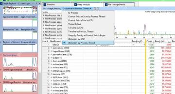 打开 ETL 并加入精确 CPU 图