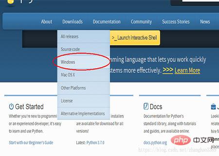 Comment télécharger Python depuis le site officiel de Python