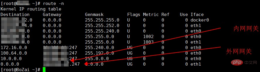 Linux에서 게이트웨이 정보를 쿼리하는 방법