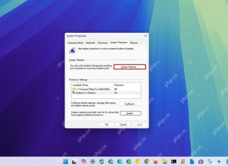 win11还原点恢复需要多久_win11还原点恢复耗时及影响因素介绍 - php中文网