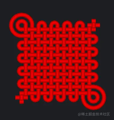 3I will take you step by step to draw a Chinese knot using pure CSS and add animation effects!