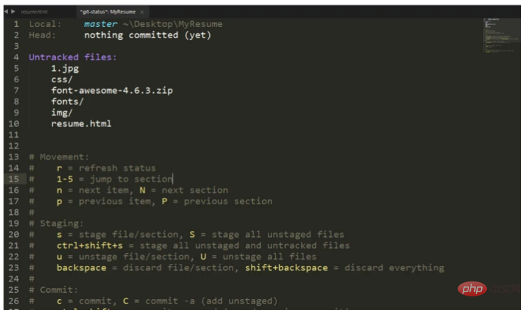 Explication graphique de la façon dutiliser le plug-in sublimeGit de sublime