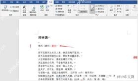 Word文档中显示修订内容
