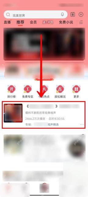 喜马拉雅音频播放入口