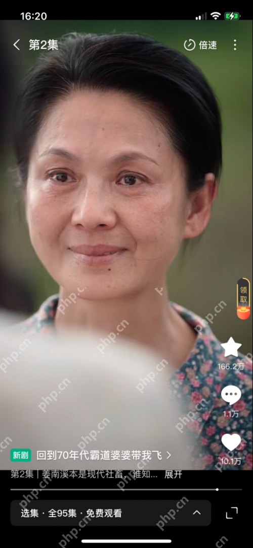 红果短剧播放页右上角更多按钮