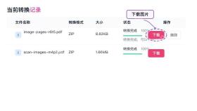 下载转换后的图片文件