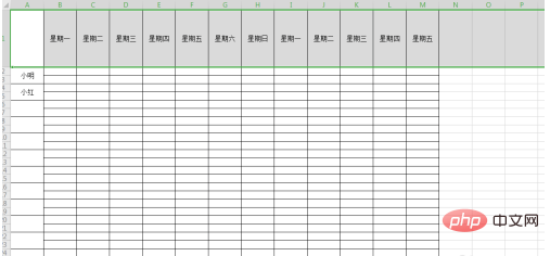 How to display the first row of the table on each page