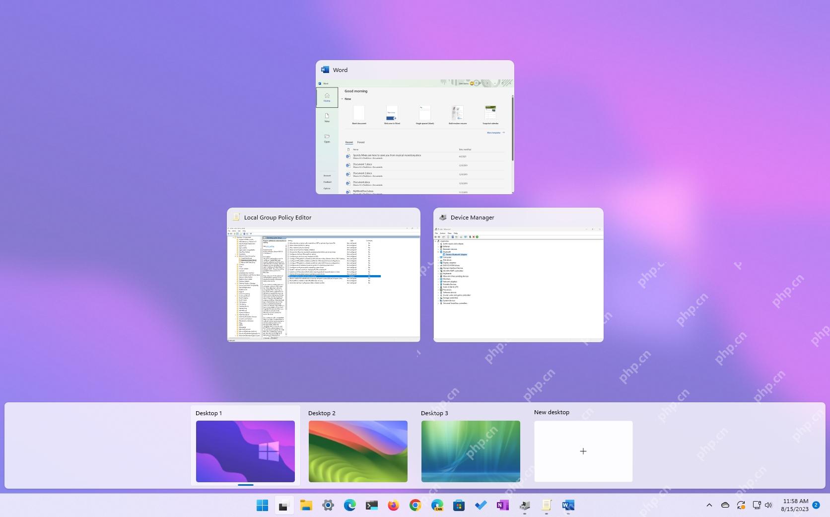 win11切换虚拟桌面的快捷键是什么_win11虚拟桌面快捷切换指南 - php中文网