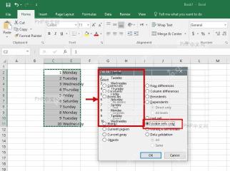 Excel 工作表中把可见单元格复制到右侧目标区域后的结果