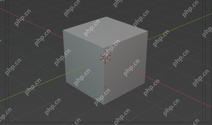 Blender 相机取景框显示模型在画面中的位置,可用于检查构图