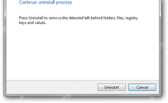 Total Uninstall Windows 开始移除勾选的残留项目。