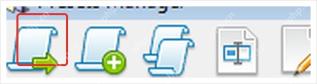 ReNamer Presets Manager 工具栏左侧载入按钮用于导入预设。