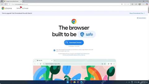 Google Chrome 官方下载页面与地址栏