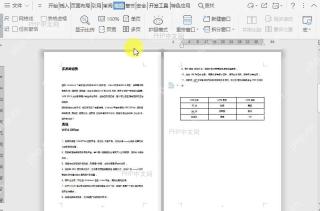 如何调整文档视图为多页?中间操作