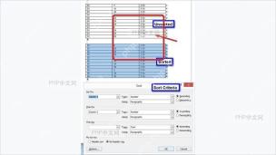 Word排序对话框设置关键字和顺序