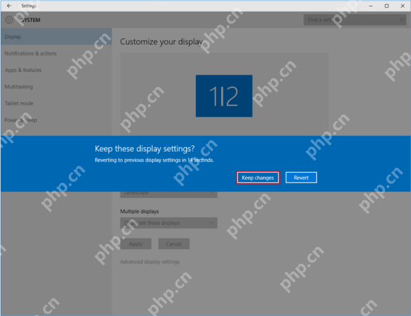 win10怎么让两个显示器显示相同内容_win10双屏复制模式设置步骤 - php中文网