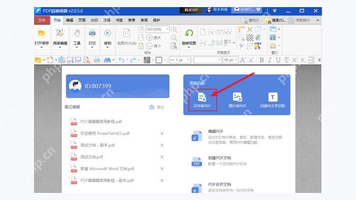 使用pdf编辑器转换表格为PDF图2