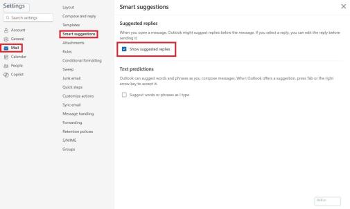 Microsoft365Outlook怎样用智能回复提升邮件效率