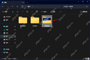 Win11 图片目录中的屏幕截图文件夹