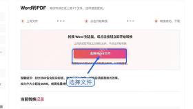 Word转PDF上传Word文件