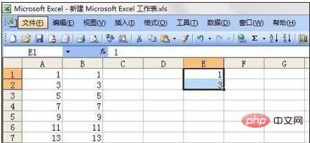 So füllen Sie arithmetische Reihen in Excel