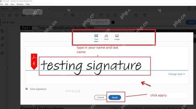 第五步:应用签名对应的 PDF 签名软件界面截图