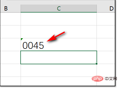 Why is there no 0 in the Excel table?