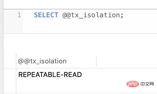 How to modify the transaction isolation level in mysql