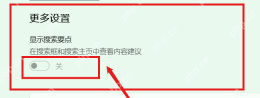 Win11 搜索权限里关闭显示搜索要点