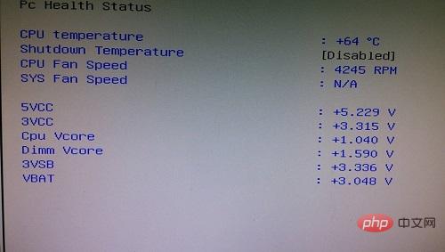 What will happen if the CPU temperature is too high?