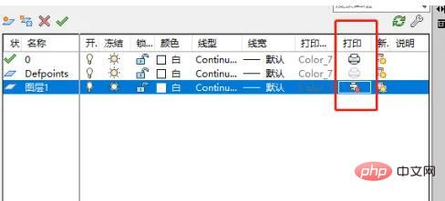 What does the defpoints layer do?