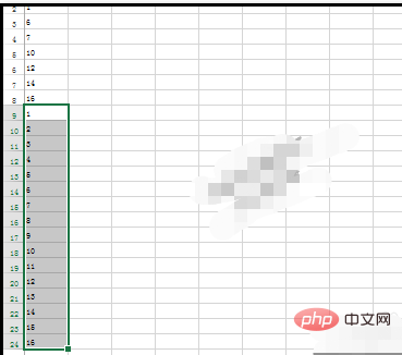 Wie kann das Problem der diskontinuierlichen Seriennummern auf der linken Seite von Excel gelöst werden?