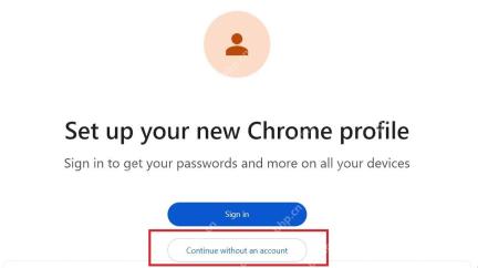 Chrome 新建个人资料登录入口