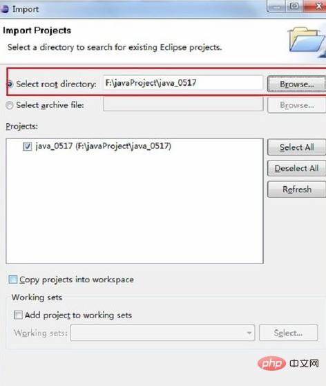 How to import java project in eclipse