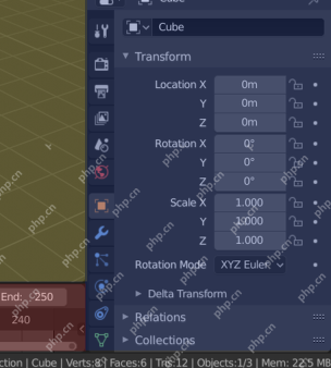 Blender怎么设置物体精确移动距离