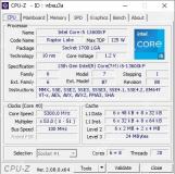 CPU-Z 验证窗口同时显示 Core Voltage 和 Core Speed 用于对照处理器电压