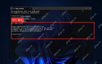 SFC 扫描后提示查看 CBS 日志路径